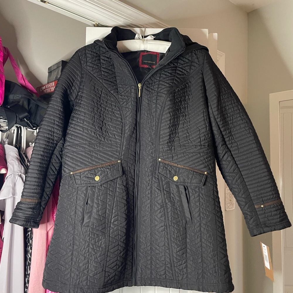 Weatherproof Black Quilted Jacket